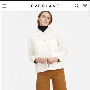 Everlane Chore jacket in bone XS